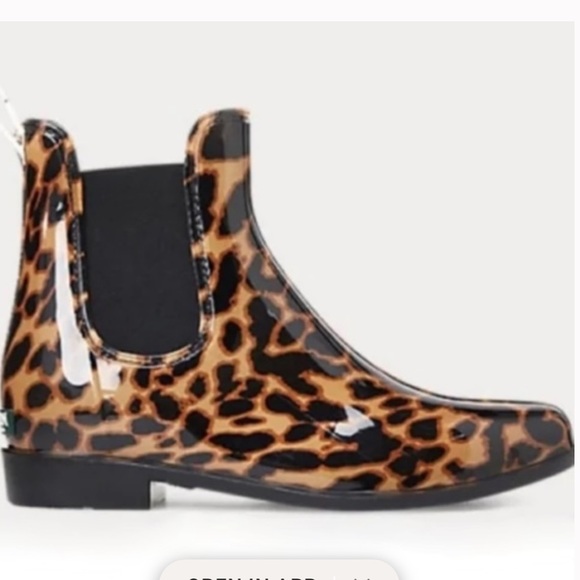 J. Crew Shoes - J. Crew Leopard Cheetah Rain Booties Size 7